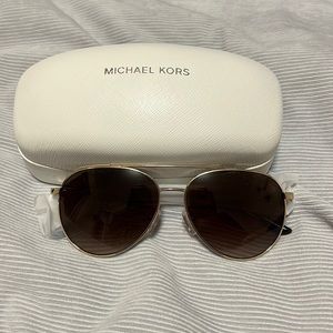 Never worn Michael Kors tortoise sunglasses